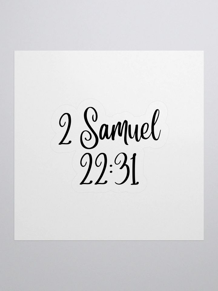 2 Samuel 22:31 product image (3)