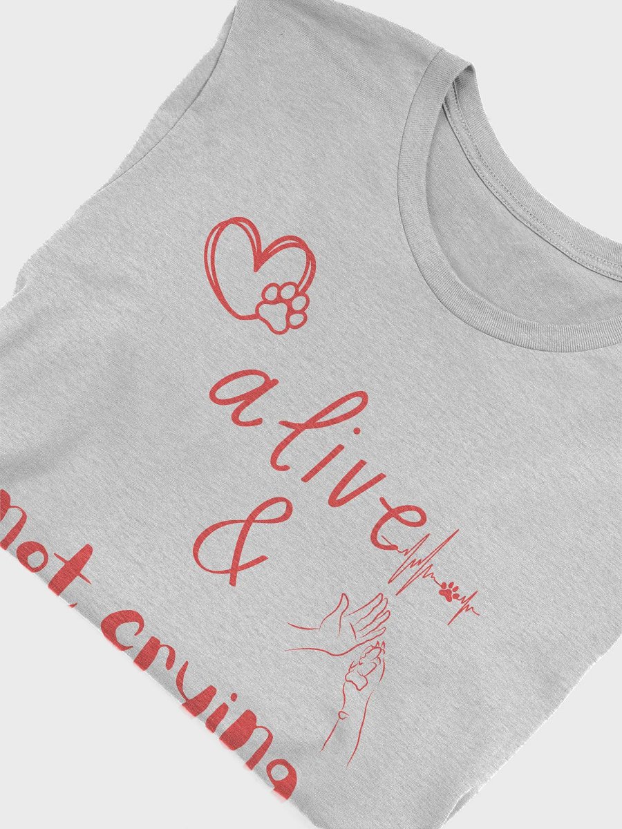 Alive & Not Crying Tee (Red) product image (5)
