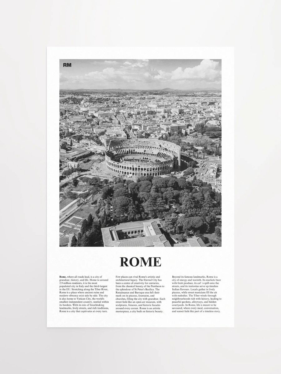 Rome 01 Newspaper Poster product image (11)