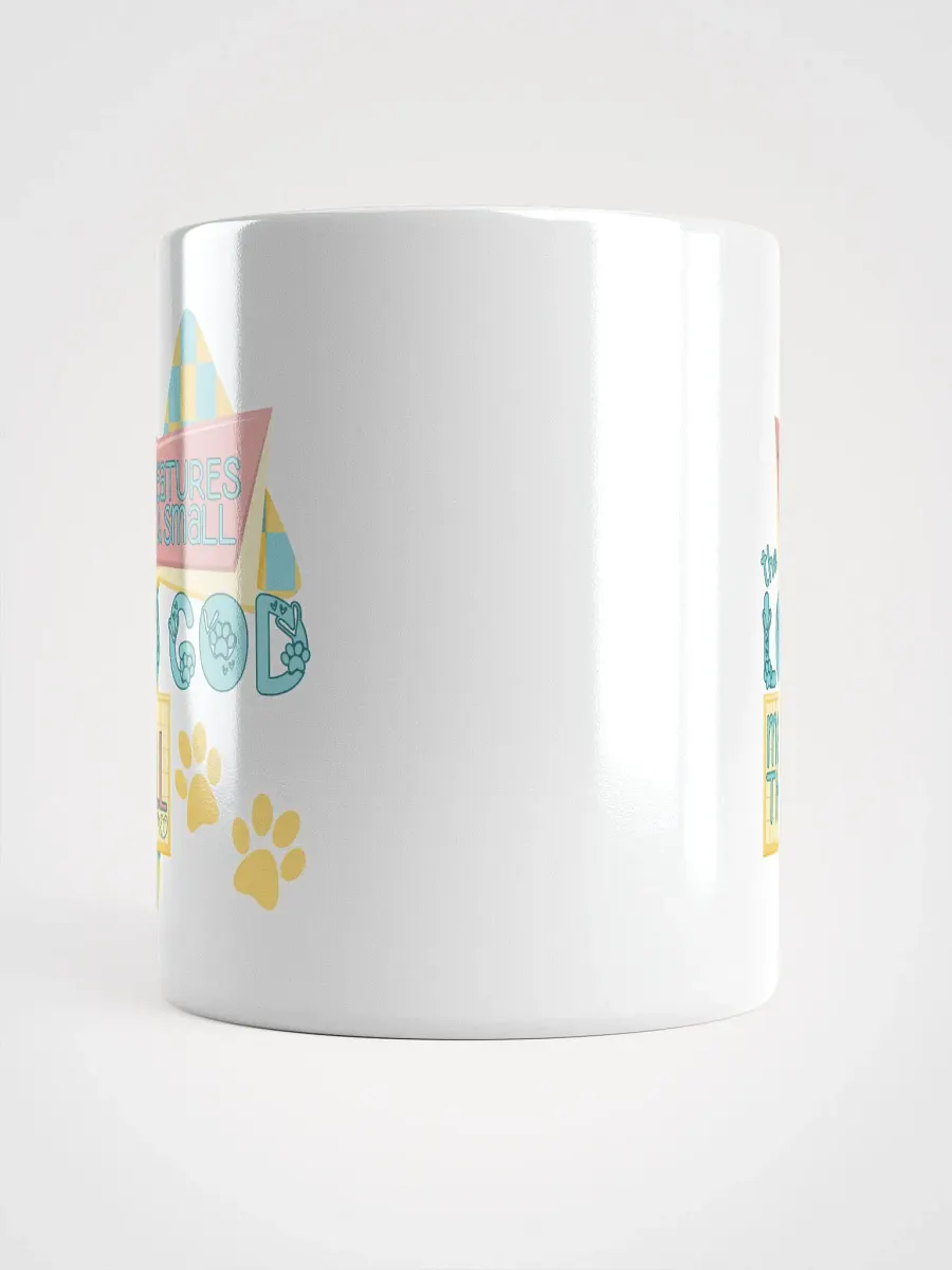 Retro Space Age All Creatures Great and Small Christian Mug product image (6)