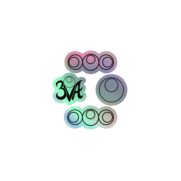 Holo Moonie Logo Stickers! product image (1)