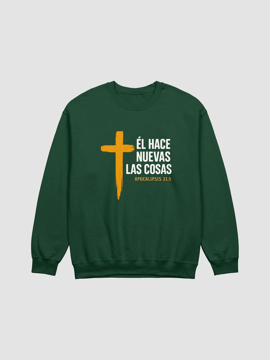 Sudadera Unisex Cuello Redondo | Él hace nuevas las cosas product image (25)