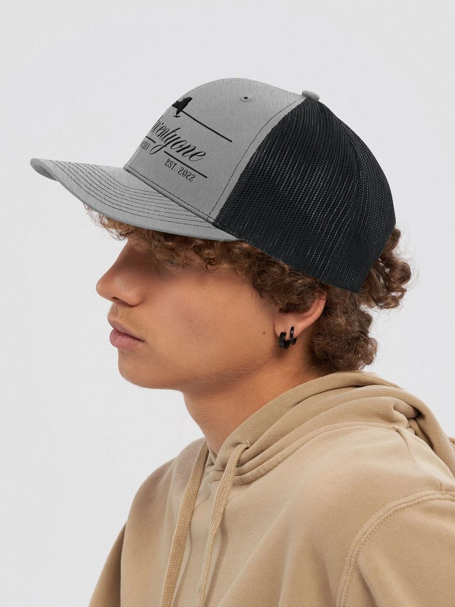 AG21 Script Trucker Hat (Black) product image (7)