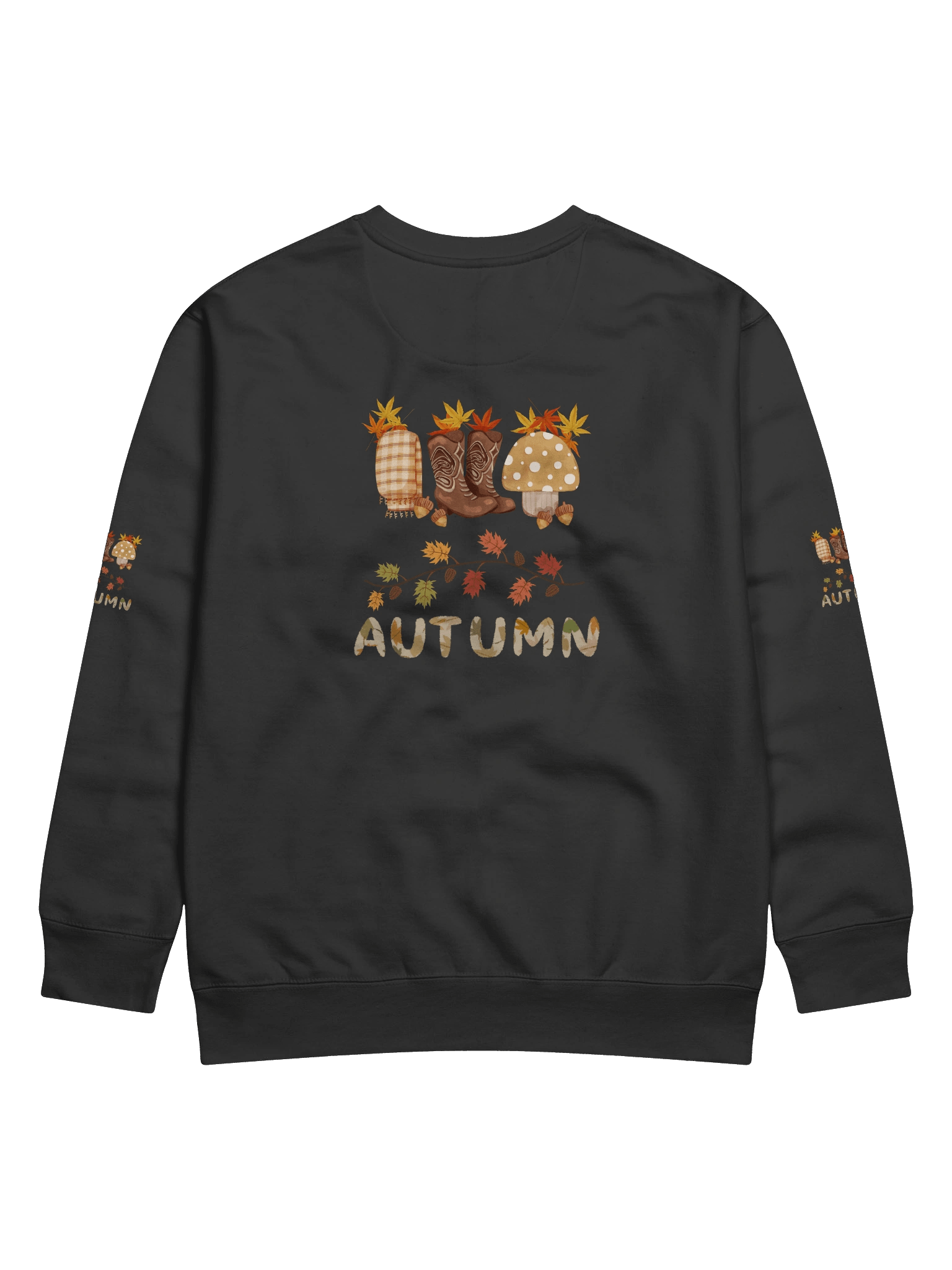 "Comfy Unisex Sweatshirt with Seasonal Autumn Design" product image (30)