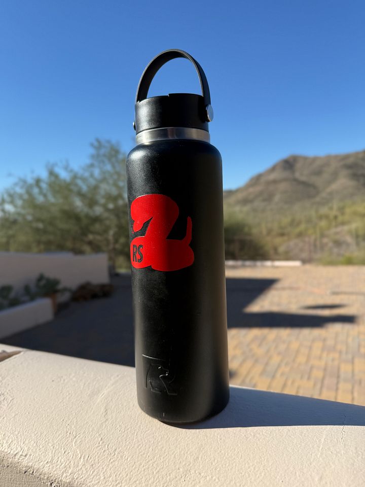 40oz Insulated Ceramic-Insulated Bottle / Rattlesnake Solutions product image (1)