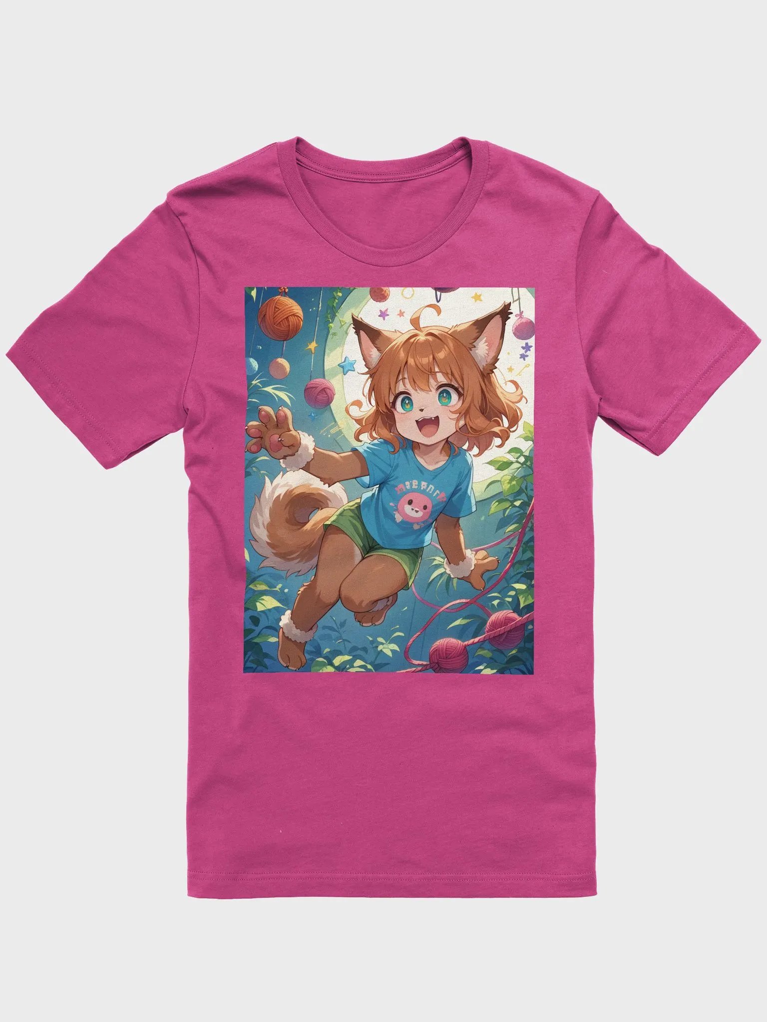 Animated Cat Girl T-Shirt product image (4)