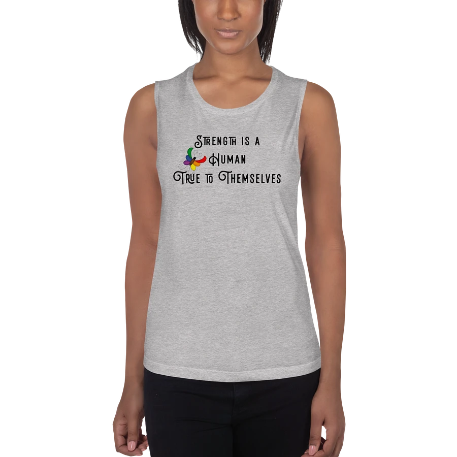 Strength is a Human (b) - Women's Tank Top product image (2)