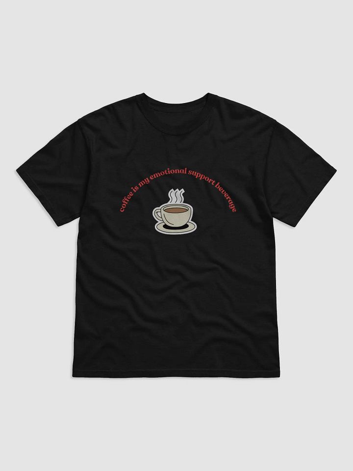Coffee=Emotional Support T-Shirt (red) product image (1)