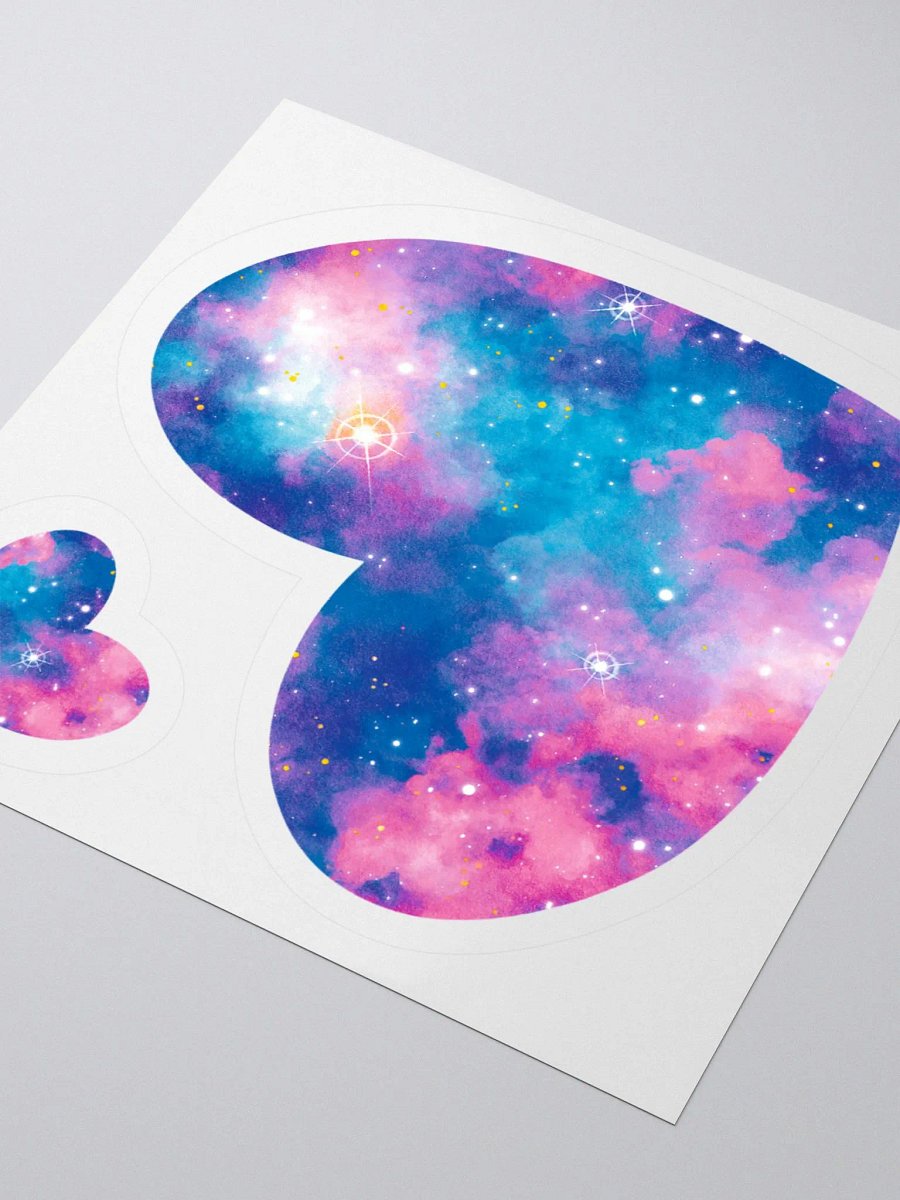 Cotton Candy Galaxy - Heart Sticker product image (3)