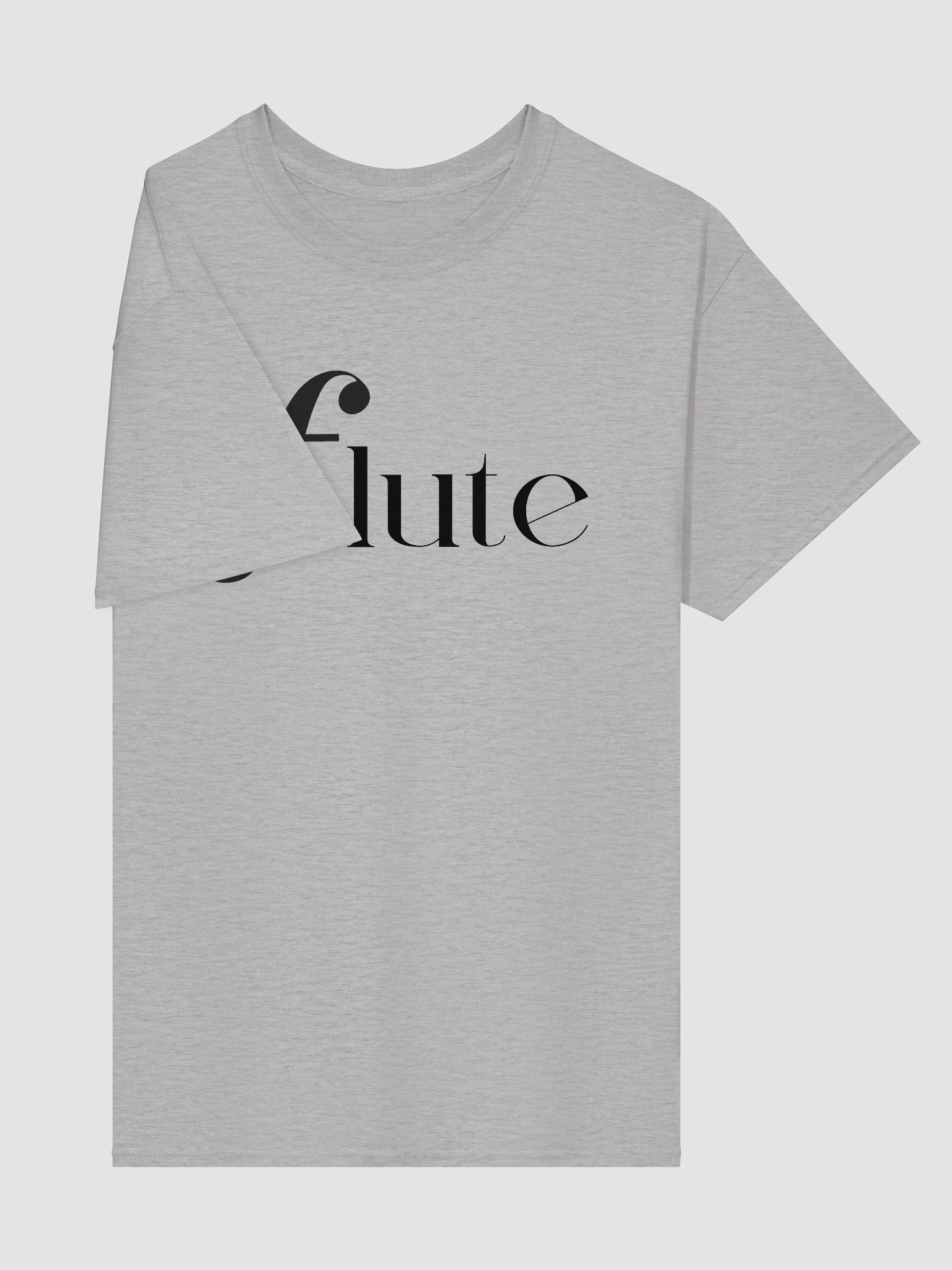 Forte Flute Tee - Black Letters - Flute - Unisex product image (28)