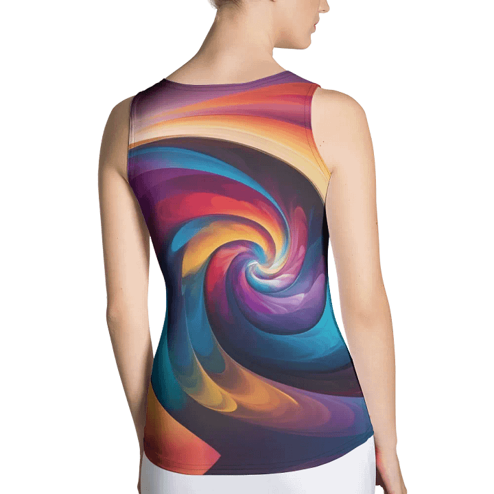 The Psychedelic Rainbow Spiral Women's Tank Top product image (2)