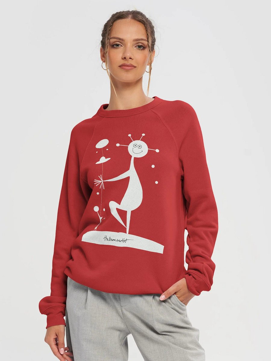 Bella+Canvas Unisex Sponge Fleece Raglan Sweatshirt product image (1)