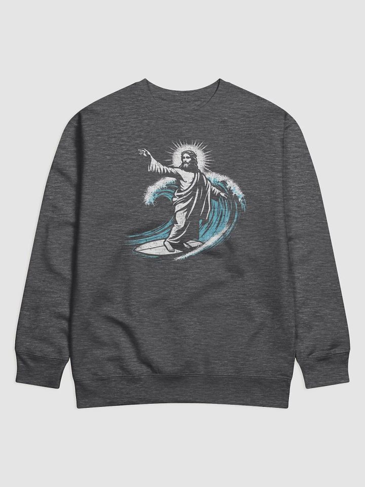 Surfing Jesus Premium Sweatshirt product image (3)