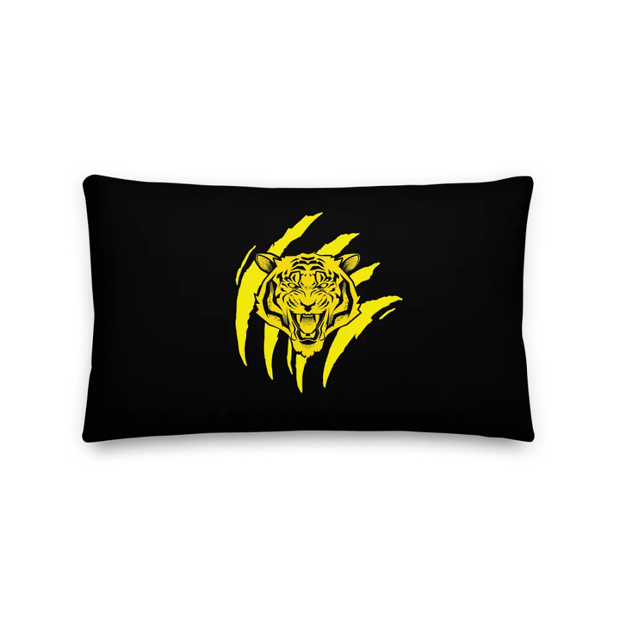 Almohada premium integral con tigre rugiente product image (1)