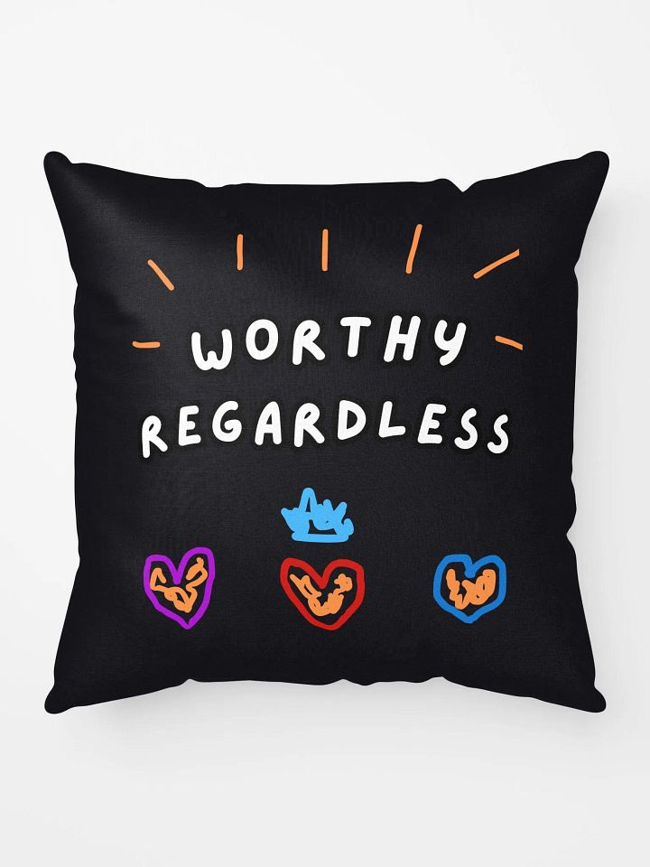 Worthy Regardless Pillow product image (1)