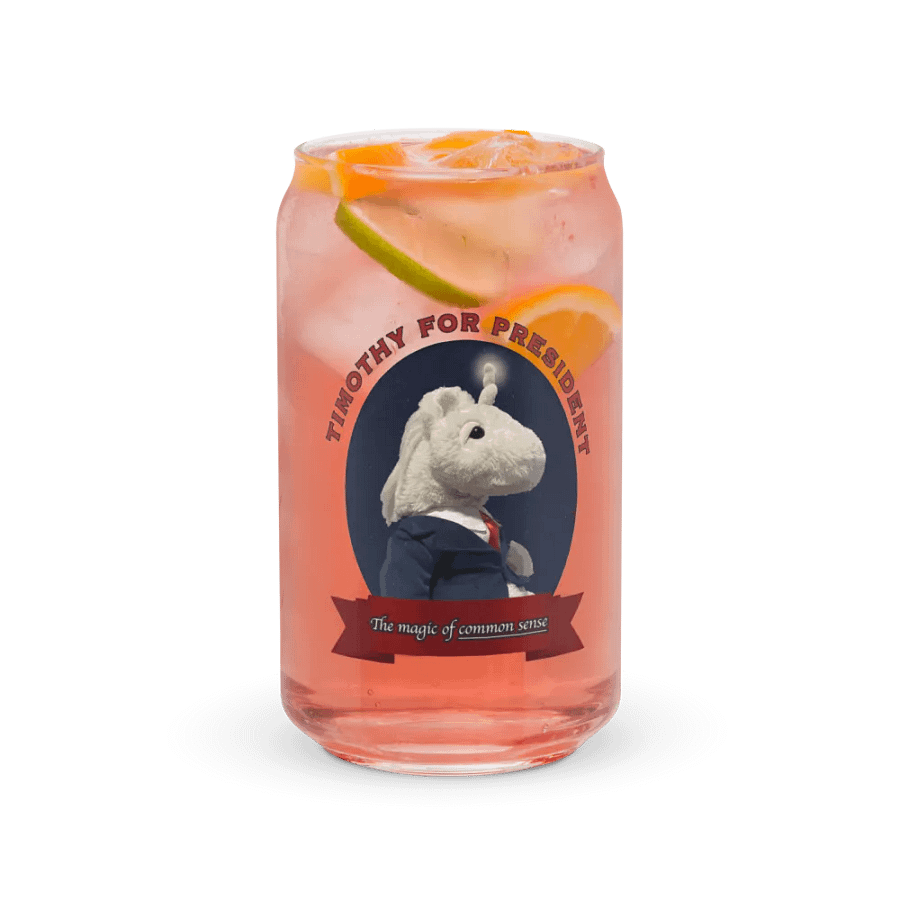 Timothy for President - Glass product image (7)