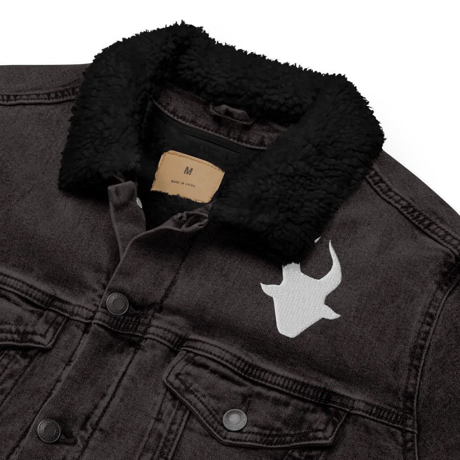 Goat Logo Unisex Sherpa Denim Jacket product image (7)
