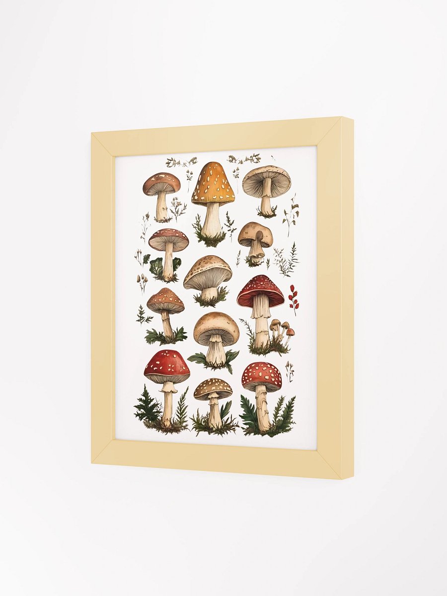 Mushroom Medley Framed Matte Poster product image (6)