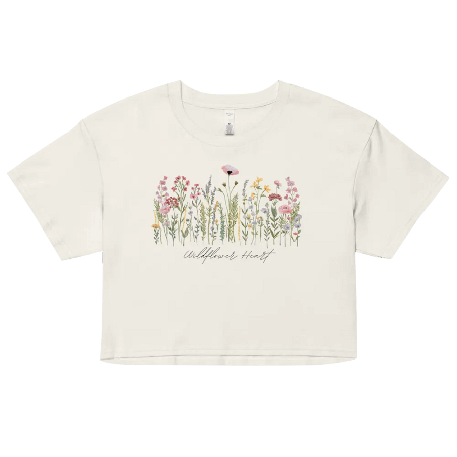 Wildflower Heart Crop Top product image (62)