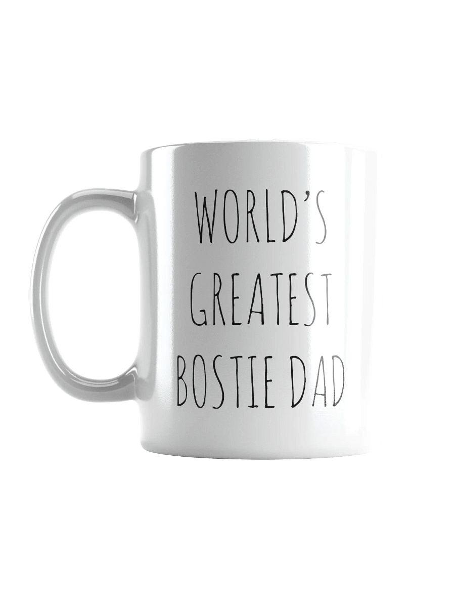 World's Greatest Bostie Dad Minimalist Rustic Chic Mug product image (4)