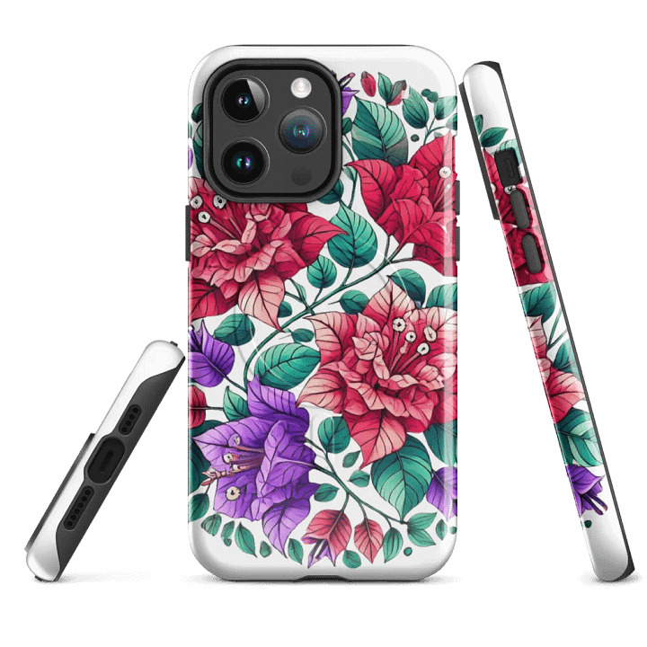 Floral Fantasy MagSafe® Tough Case | AI Design product image (4)