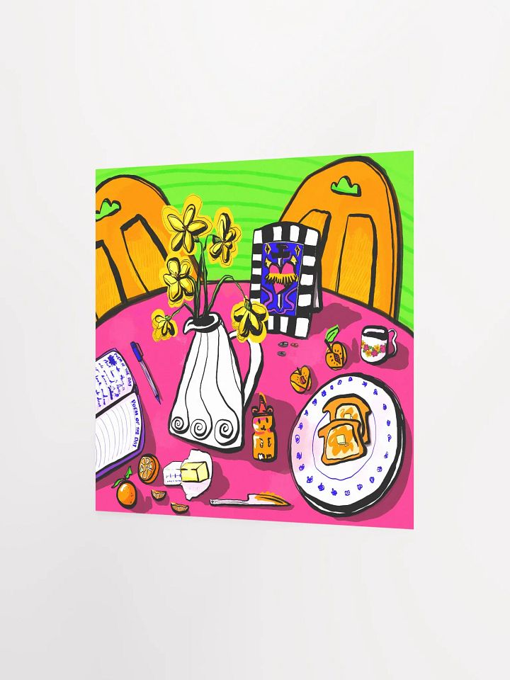 Writer's Breakfast Art Print product image (2)
