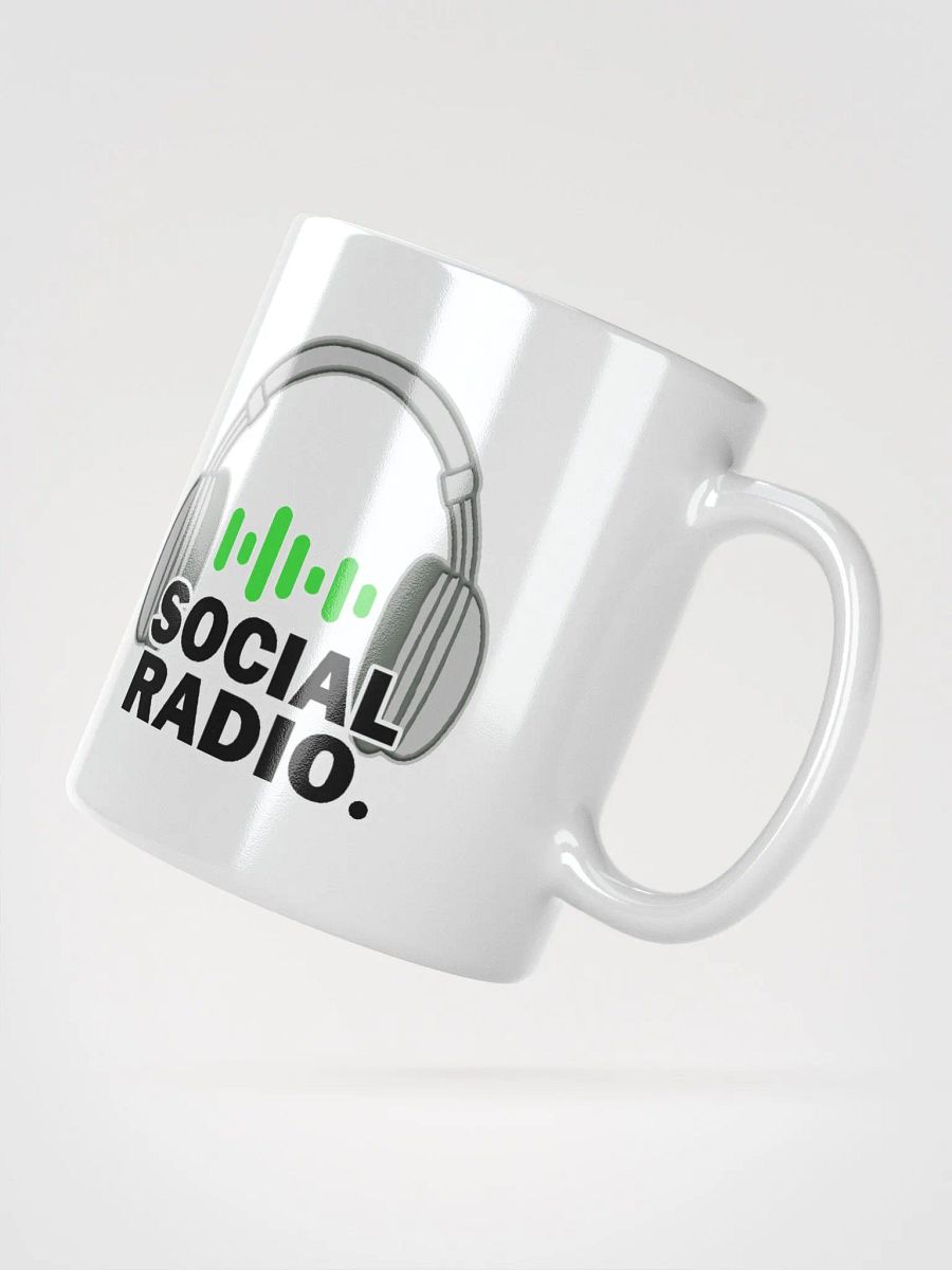 Vinyl_Sideshow Social Radio White Mug. product image (3)