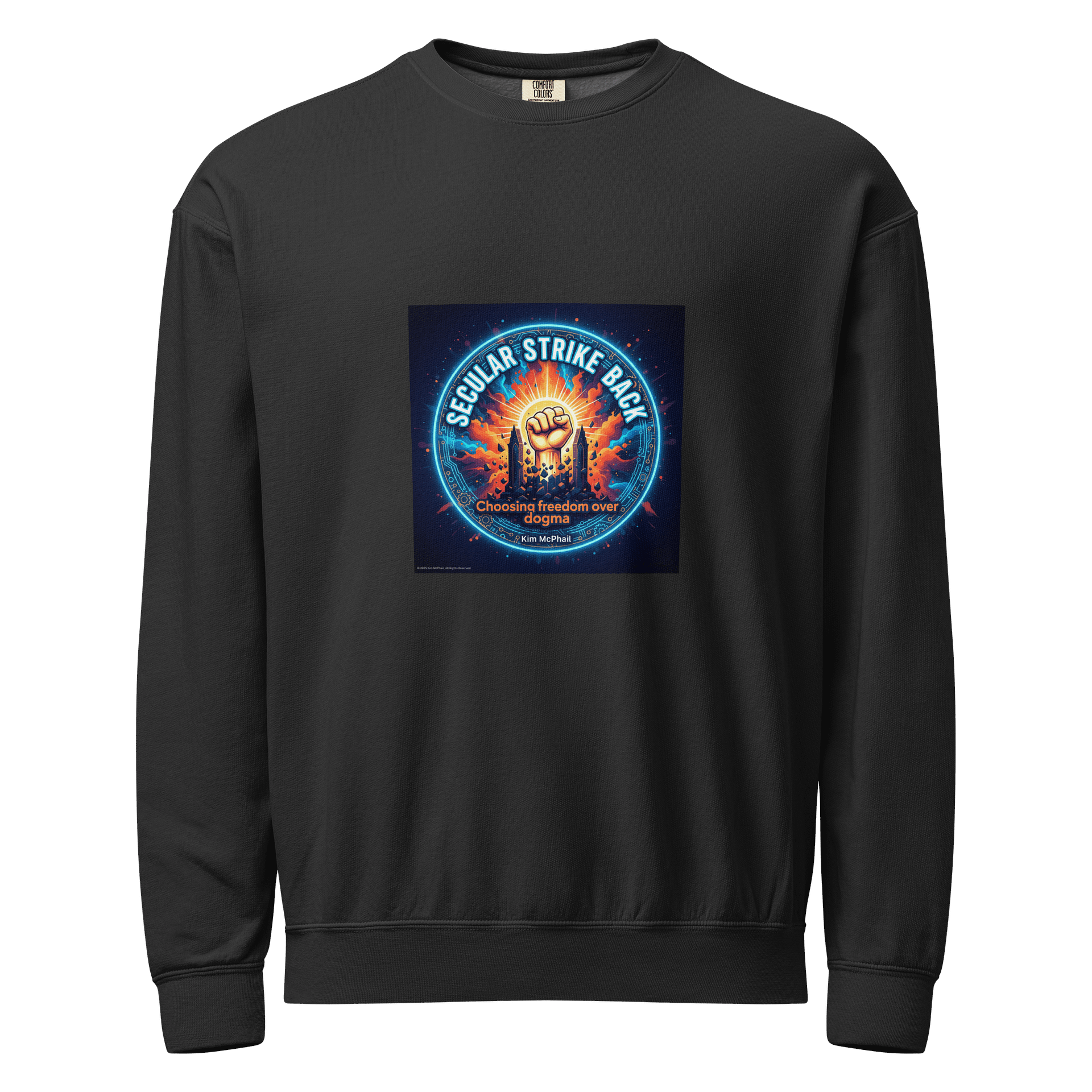 Freedom Fist Garment-Dyed Fleece Sweatshirt product image (1)