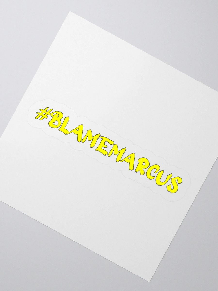 #BLAMEMARCUS Kiss Cut Stickers product image (6)