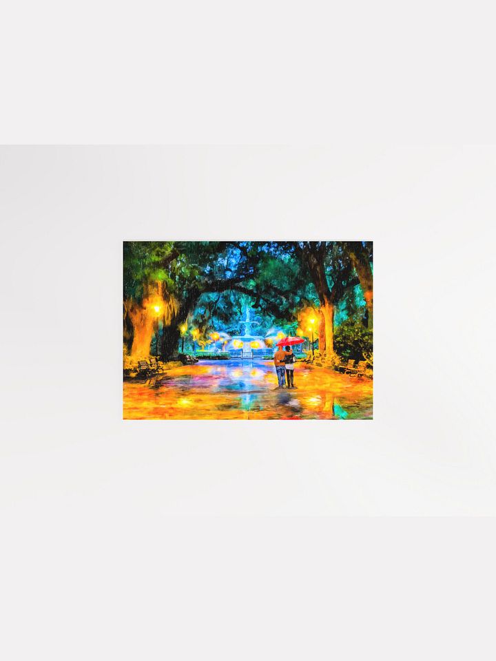 Forsyth Park – Savannah Fountain Matte Poster product image (1)