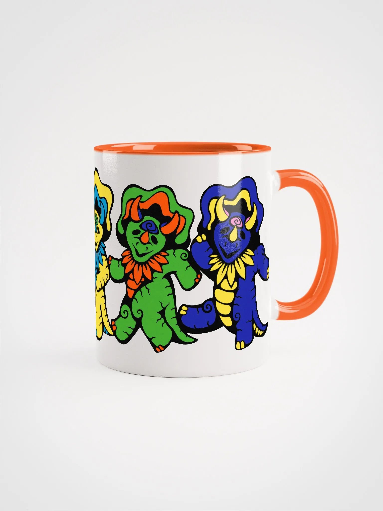 Dancing Dinos Colorful Mug product image (1)