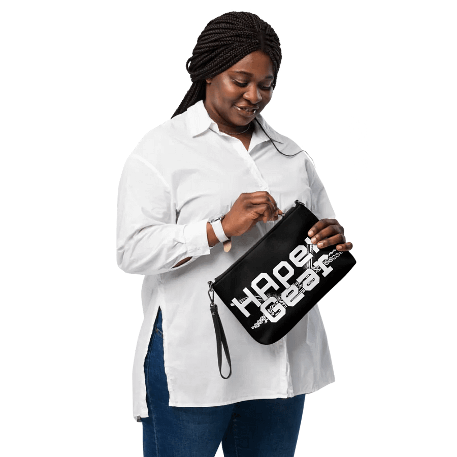 Crossbody Bag - Black - White HApex Gear Black Logo product image (12)
