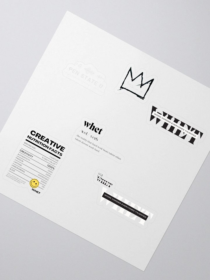 WHET Stickers product image (2)