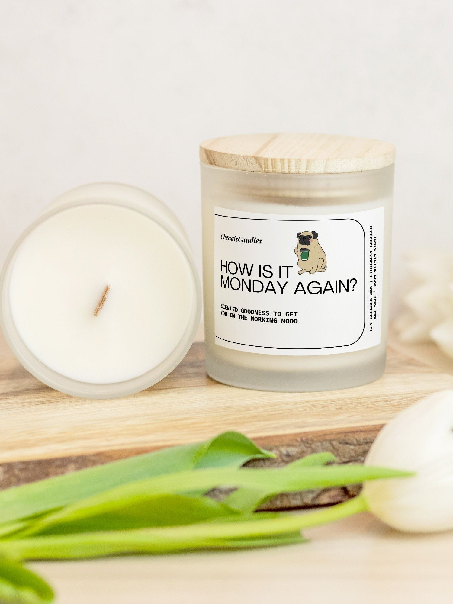 Monday Frosted Candles product image (2)