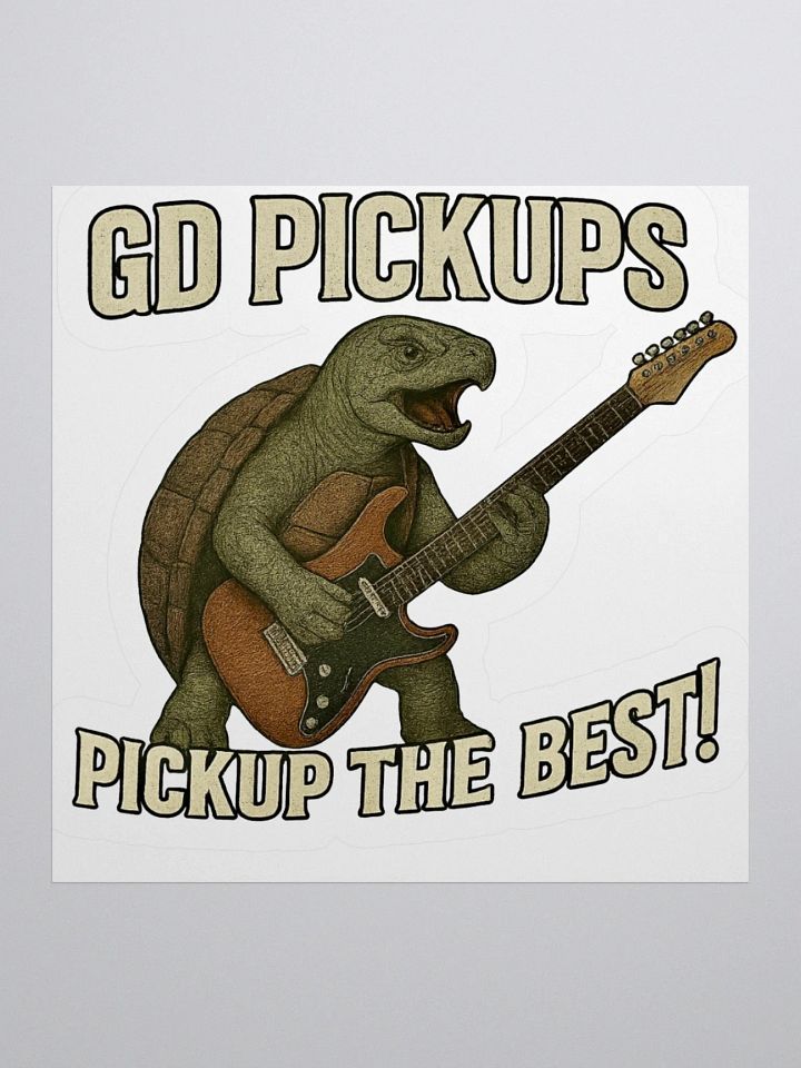 G.D.Pickups "Tone Turtle" Sticker product image (2)