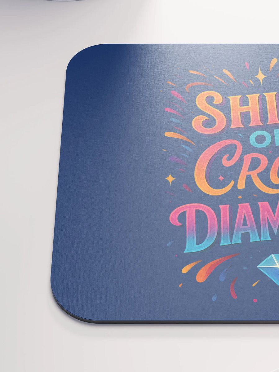 Shine On You Crazy Diamond Mouse Pad – Bright Desk Decor product image (6)