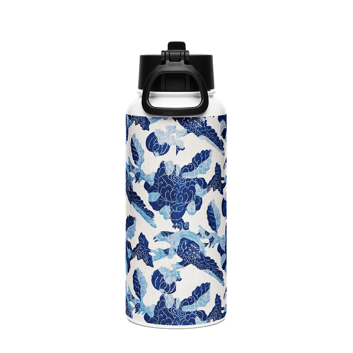 In Blue. 32oz. Stainless Steel Bottle product image (2)