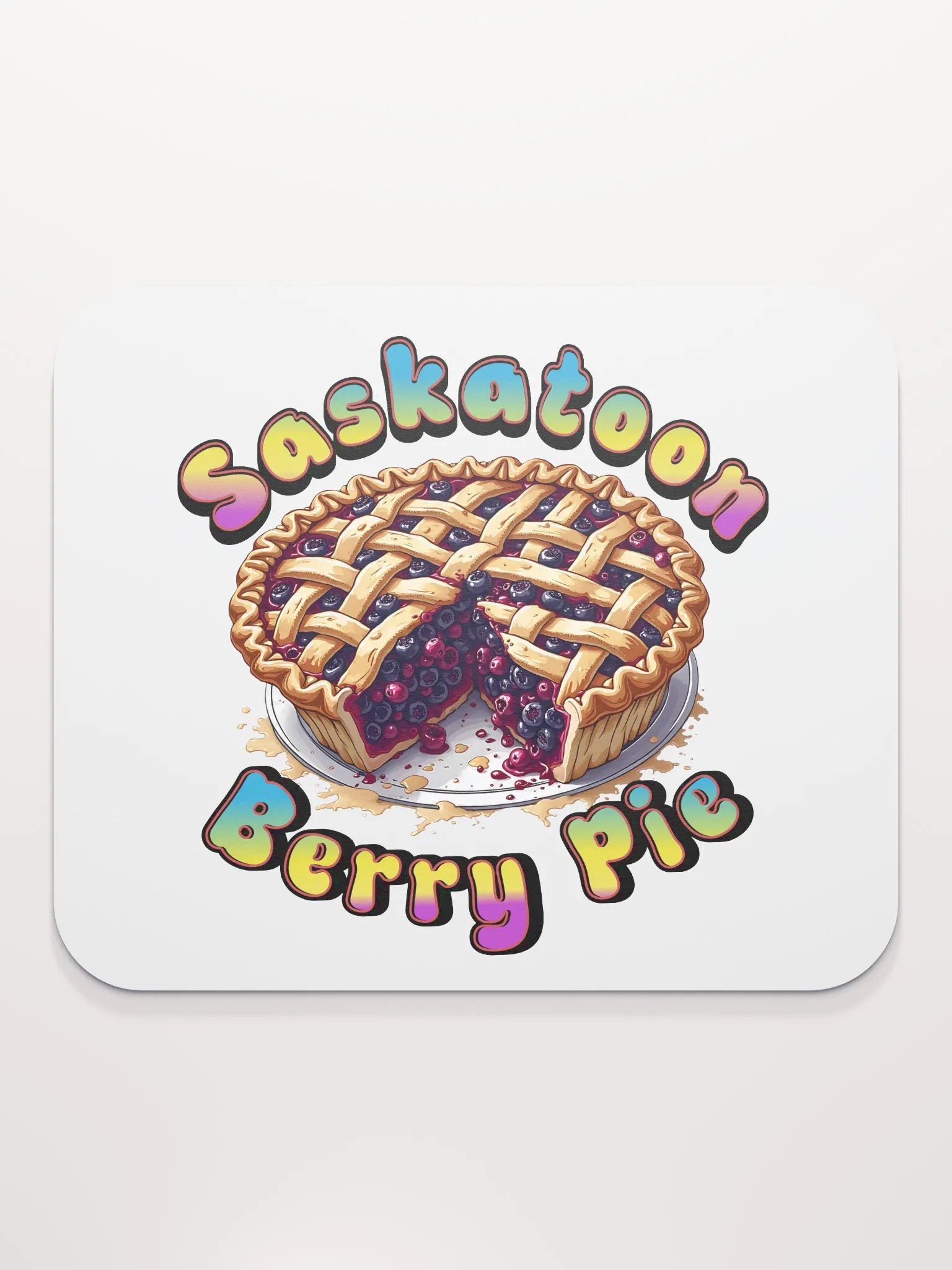 Saskatoon Berry Pie Mouse Pad product image (1)