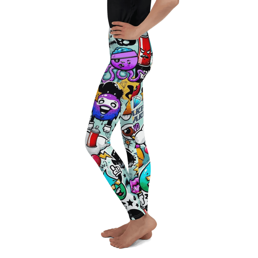 Kids Leggings – Poster Style Print for Trendy & Artistic Look product image (9)