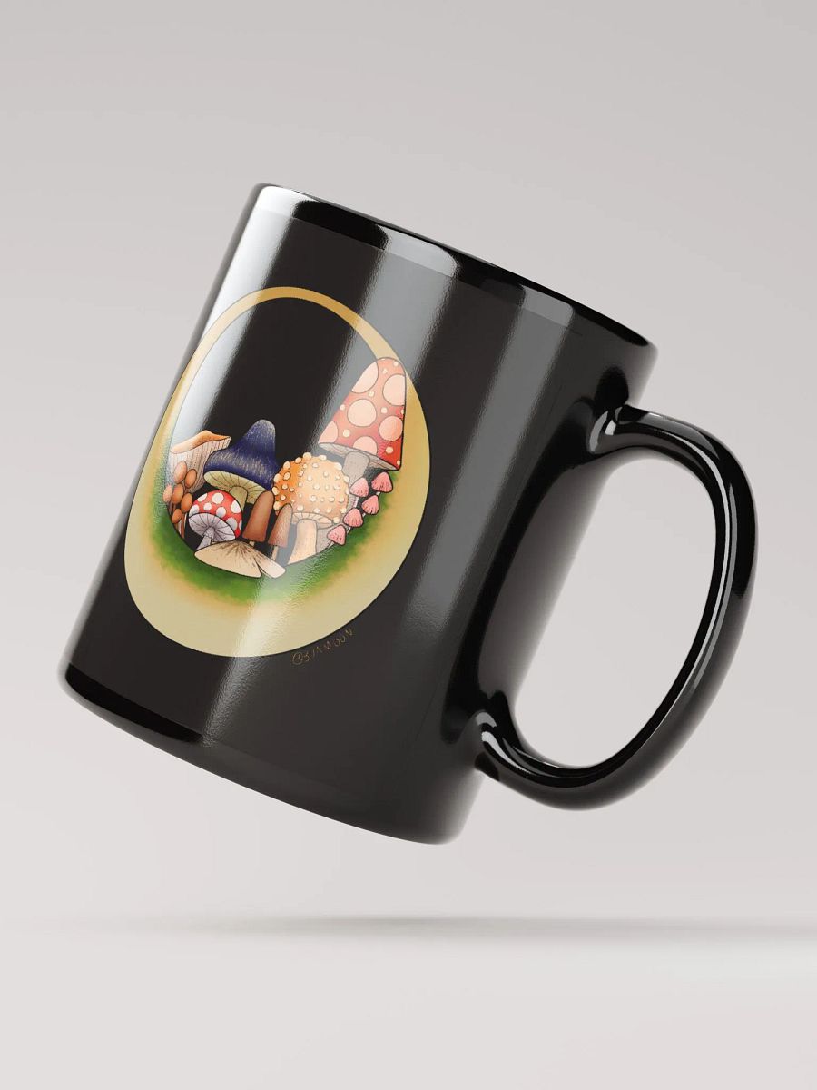Moonie Shrooms Black Coffee Mug product image (4)