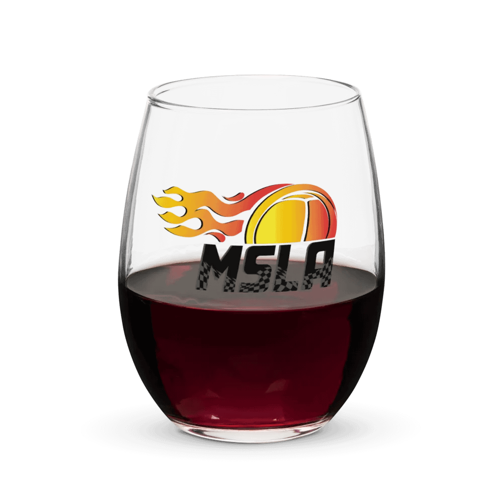 MSLA Logo Stemless Wine Glass product image (3)