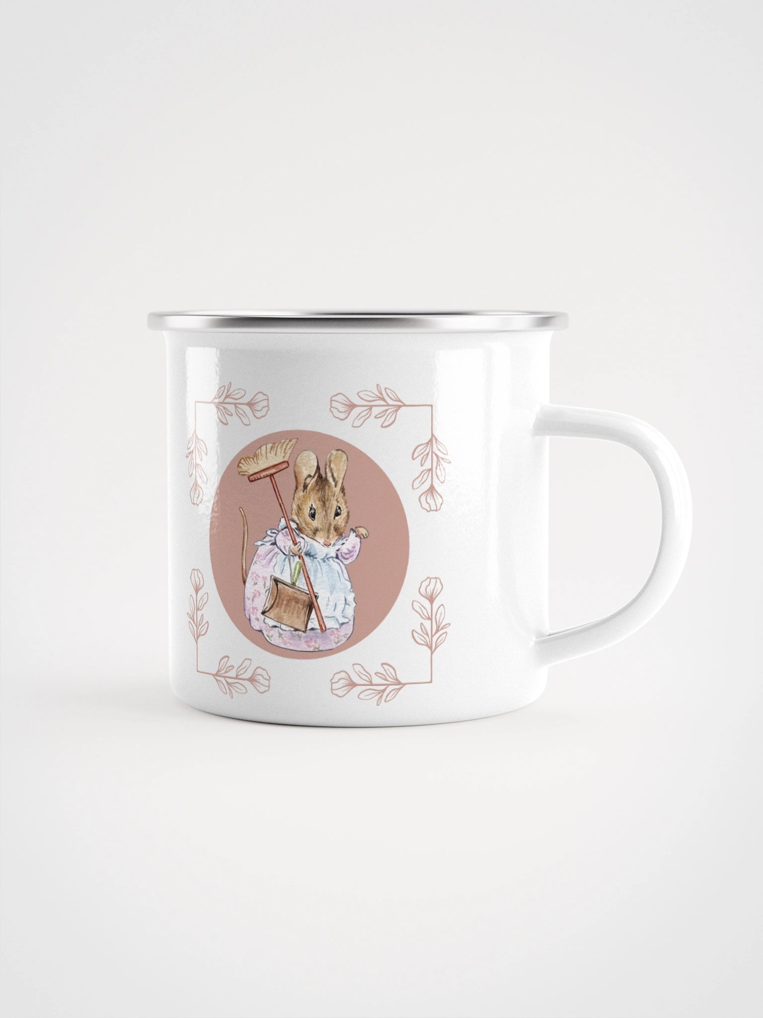 Whimsical Mouse Enamel Adventure Mug product image (1)