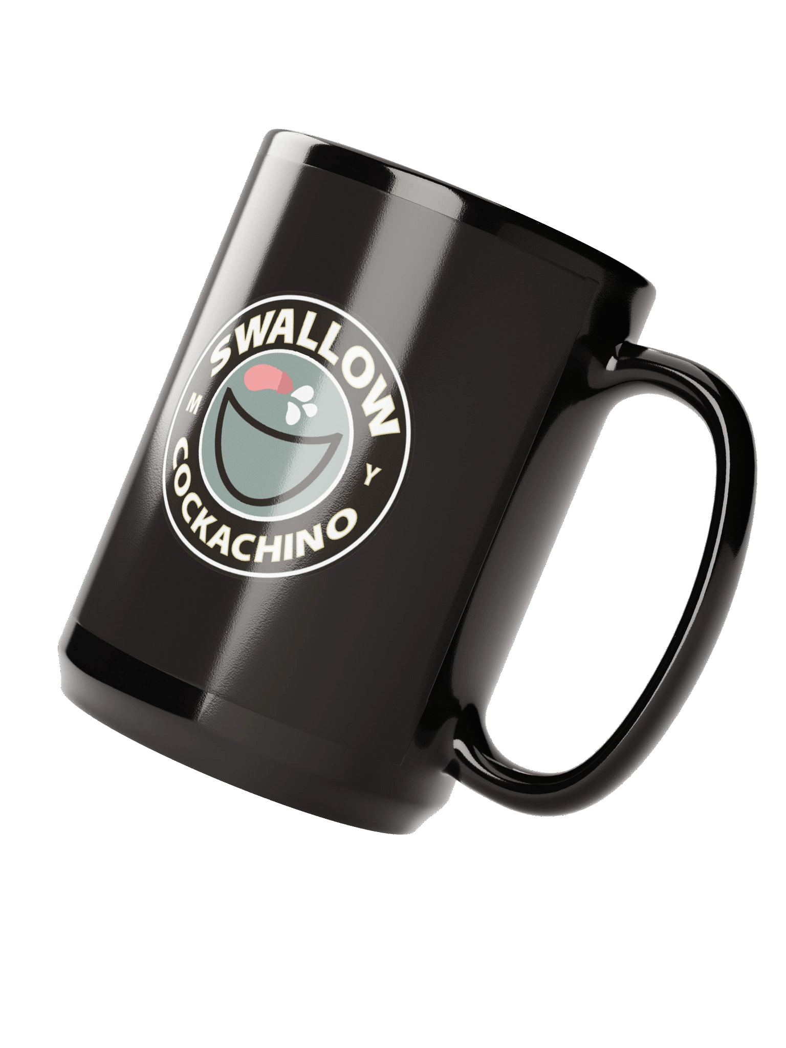 Swallow My Cockachino Mug (black) product image (2)