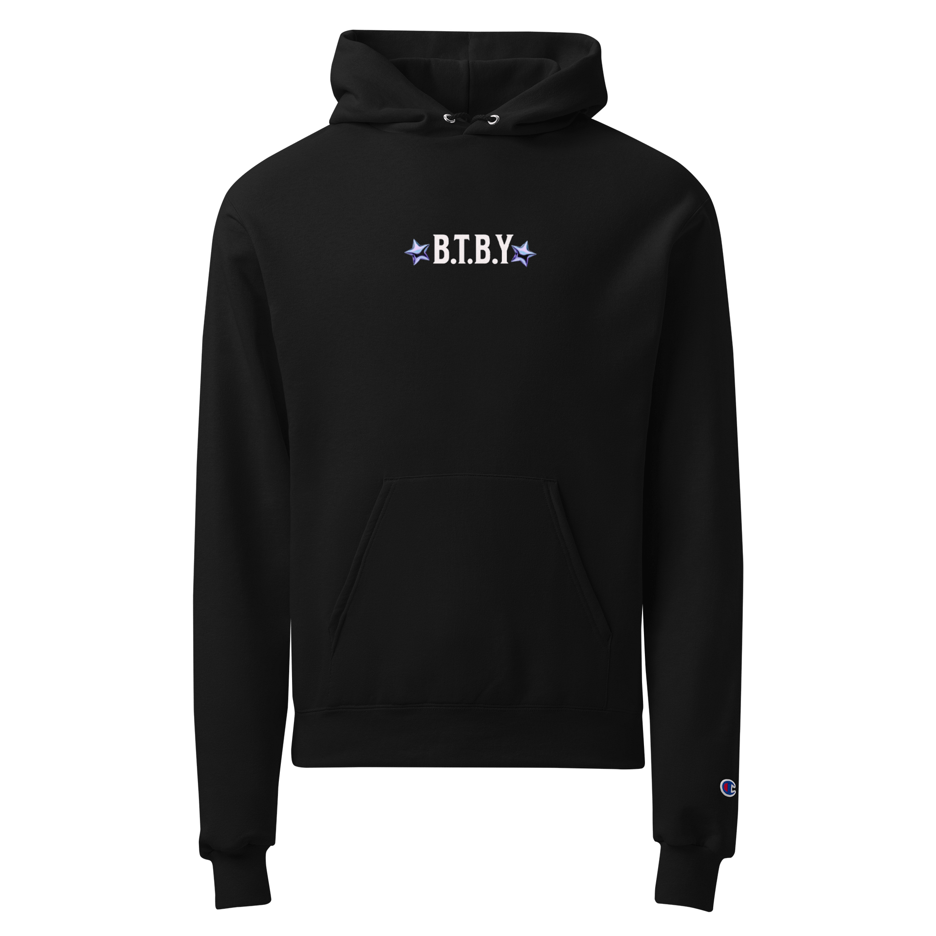 NEON ROSE/STAR Be True Be You (BTBY) CHAMPION HOODIE product image (1)