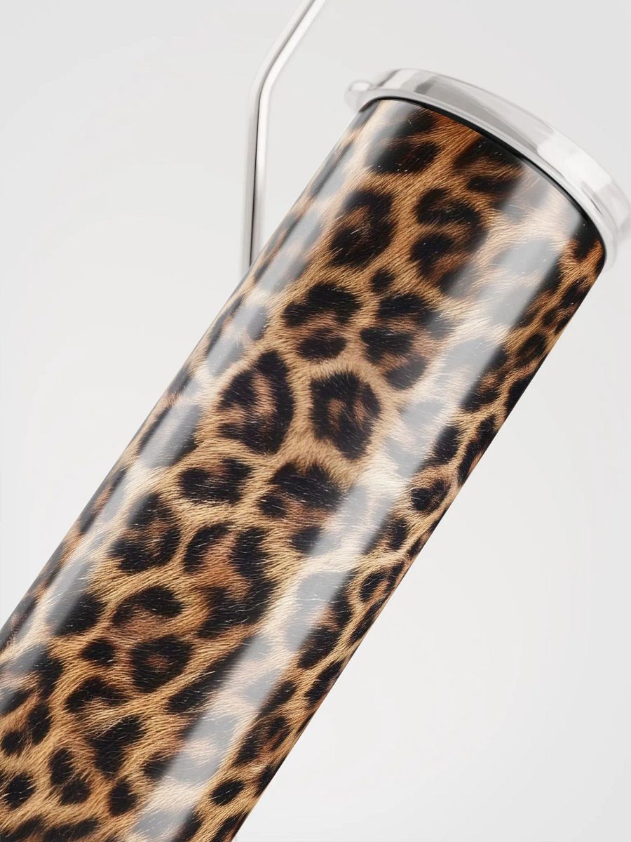 Sip in Style with Our Leopard Print Stainless Steel Tumbler | Eco-Friendly 20 oz Tumbler with Reusable Straw Included! product image (5)