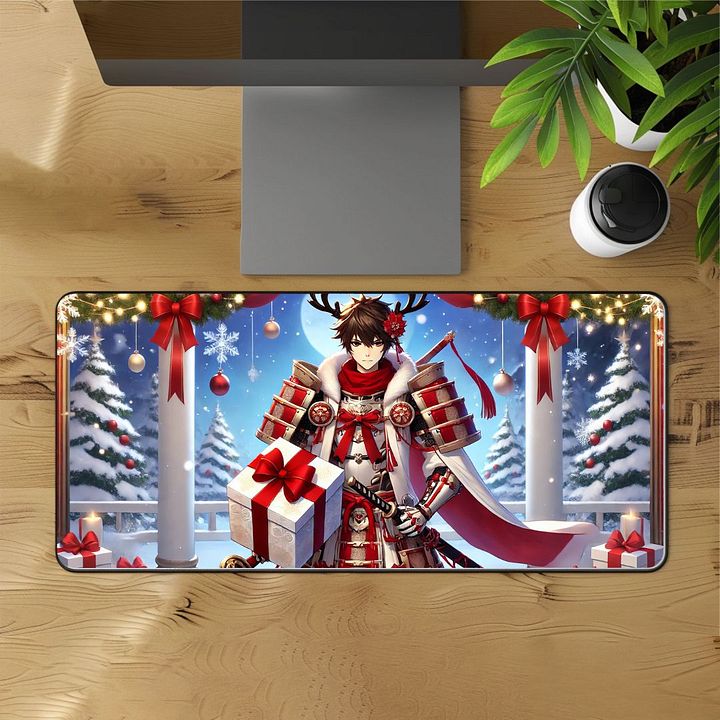 Holiday Samurai Desk Mat - 12"x22" product image (1)