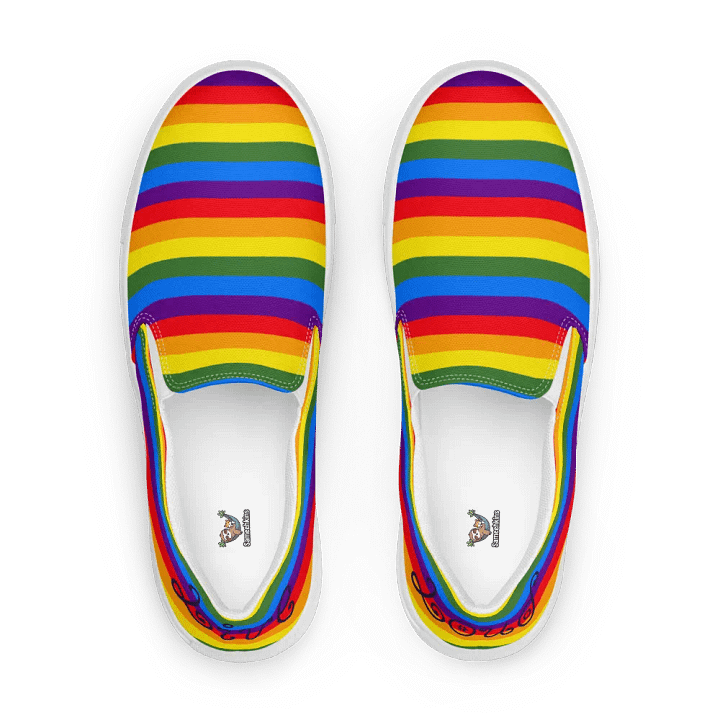 Rainbow Harmony Slip-On Canvas Shoes product image (1)