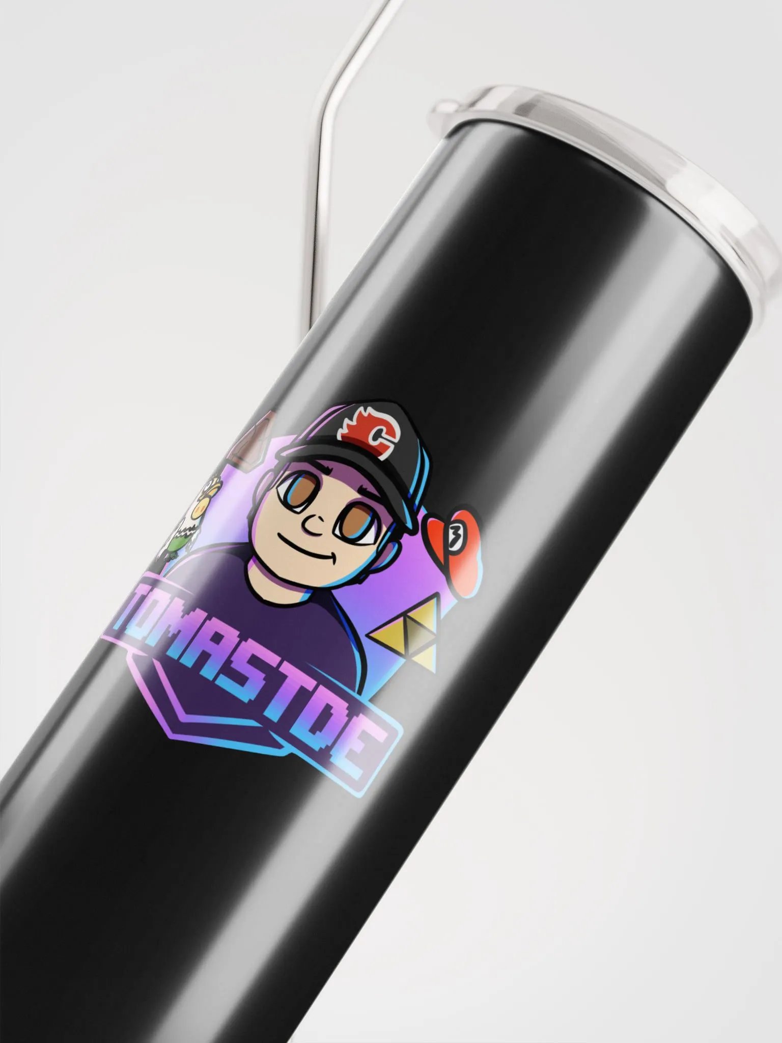 Logo Tumbler With Straw product image (5)