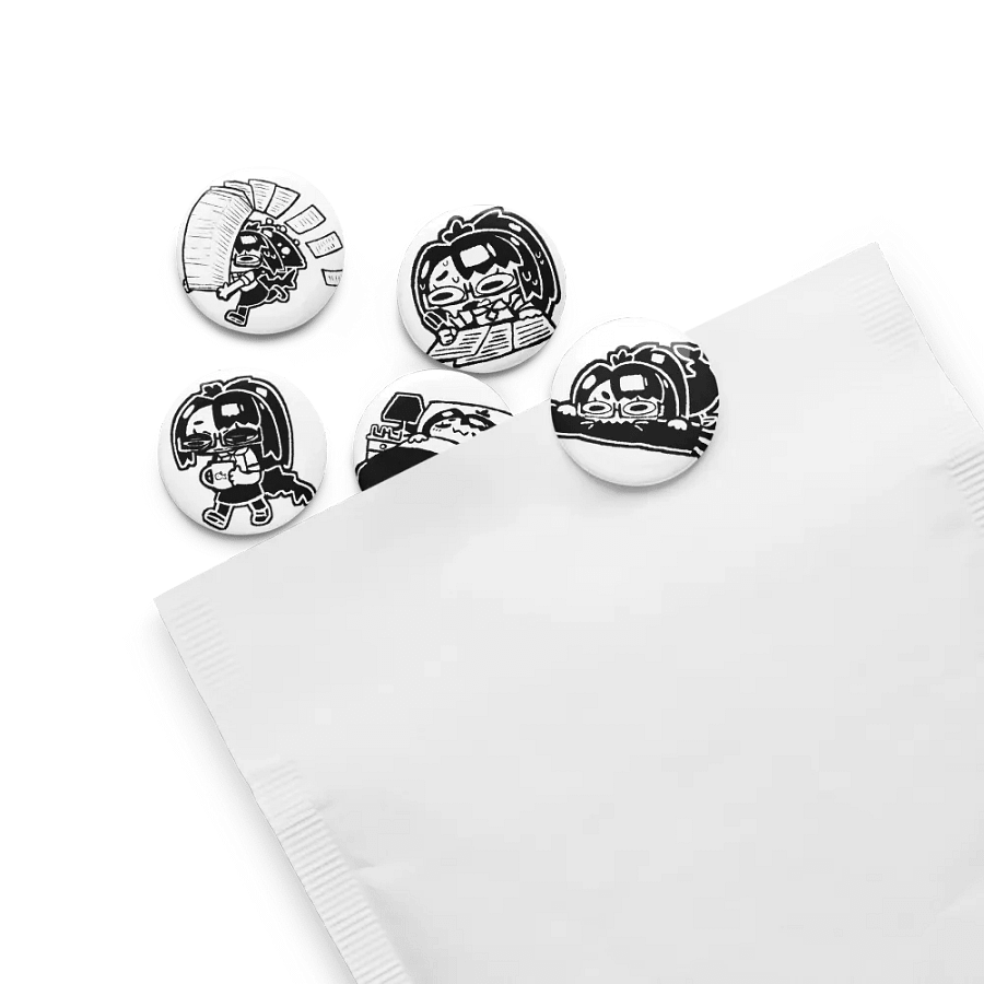 5x Struggle Button Pins (S) product image (7)