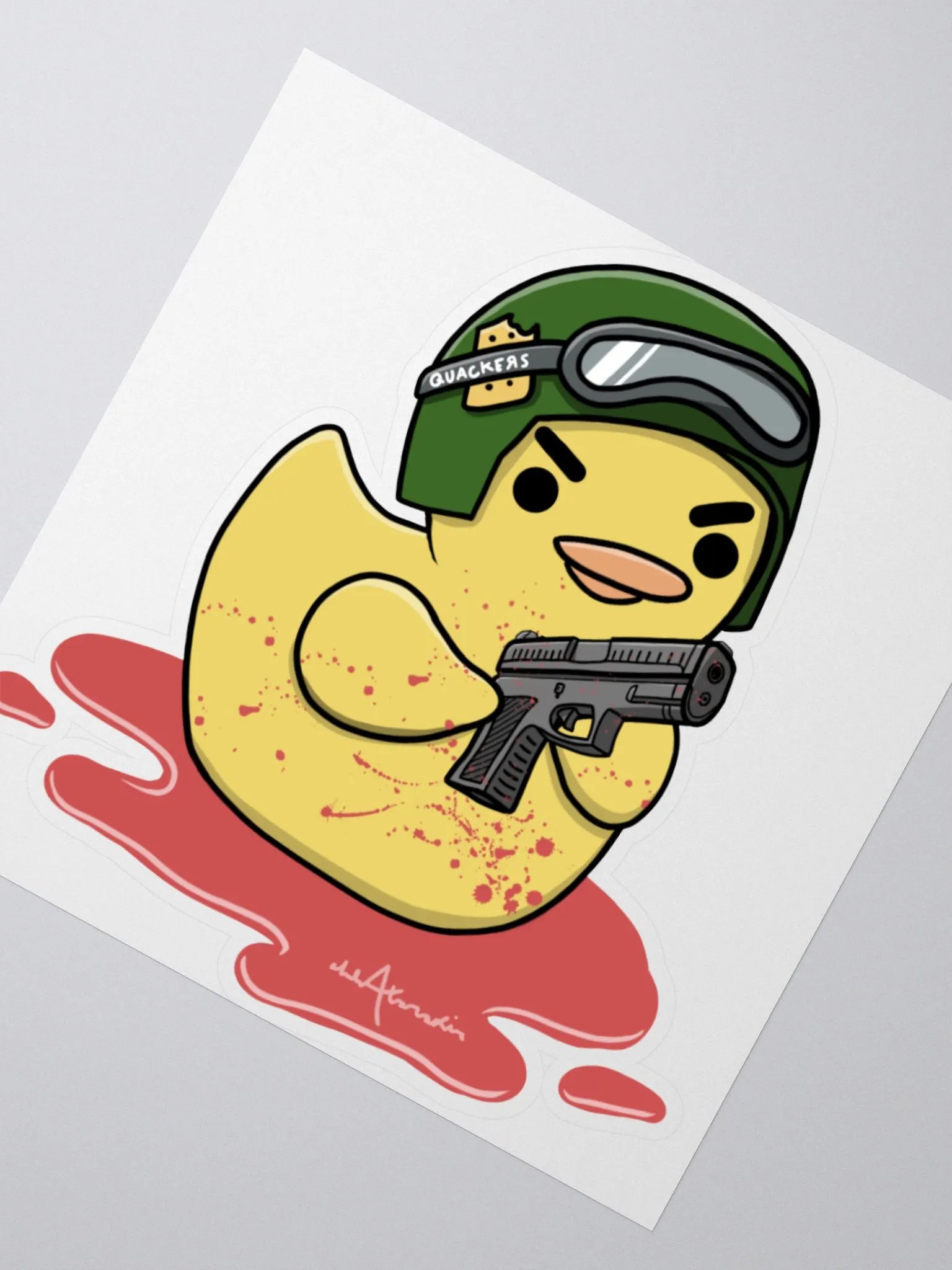 SGT Quackers Spooky Sticker product image (6)